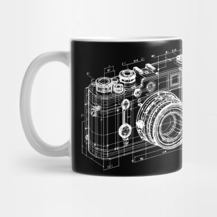 camera 3d design Mug